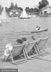 Relaxing By The Shore c.1960, Oulton Broad