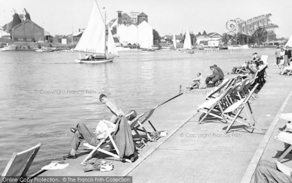 Photo of Oulton Broad, River Scene c.1955