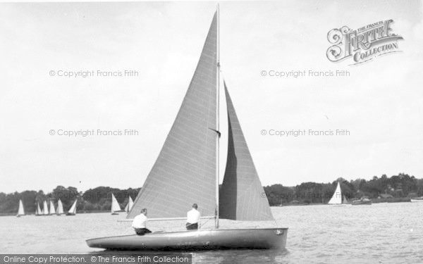 Photo of Oulton Broad, Sailing c.1960