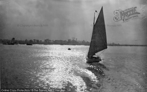 Photo of Oulton Broad, Sailing On The Broad c.1939