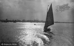 Sailing On The Broad c.1939, Oulton Broad