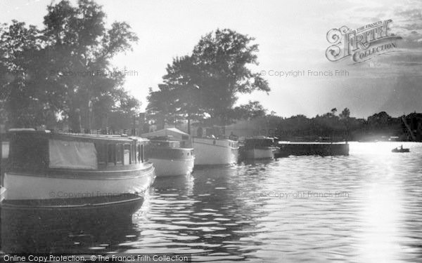Photo of Oulton Broad, Sunset Staithe Side c.1939