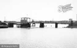 The Railway Bridge c.1955, Oulton Broad