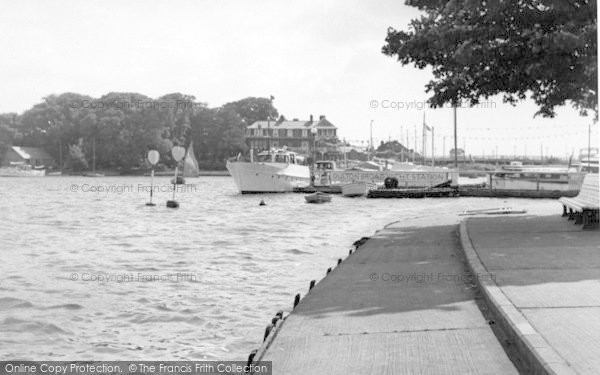 Photo of Oulton Broad, Yacht Station And Wherry Hotel c.1955