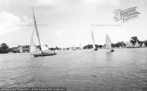 Photo of Oulton Broad, Yachting c.1960