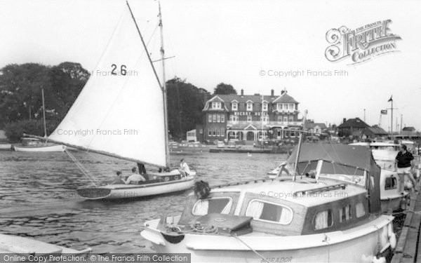 Photo of Oulton Broad, Yachts And The Wherry Hotel c.1965