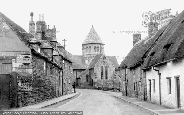 Photo of Oundle, Benefield Road c.1950
