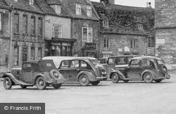 Cars In Market Place c.1950, Oundle