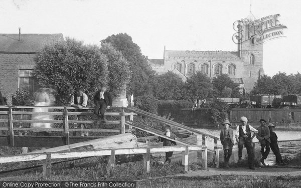 Photo of Outwell, The Church And Sluice 1901