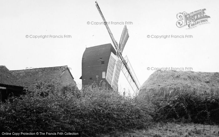 Photo of Outwood, The Post Mill c.1937