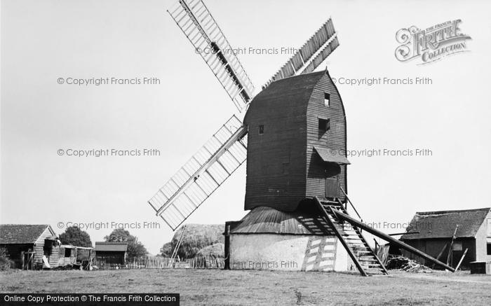 Photo of Outwood, The Post Mill c.1937