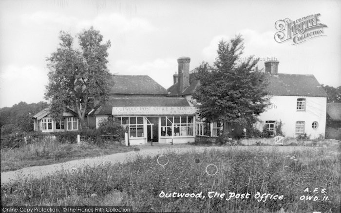 Photo of Outwood, The Post Office c.1955