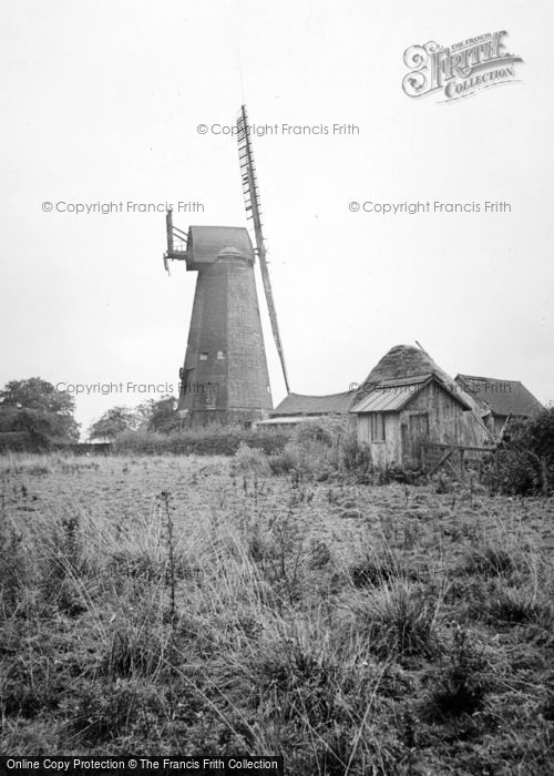 Photo of Outwood, The Smock Mill c.1937