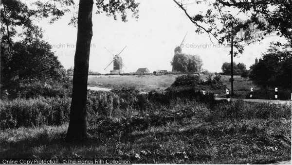 Photo of Outwood, The Windmills c.1950