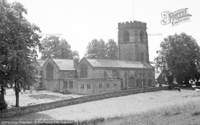 Photo of Over, St Chad's Church c.1955