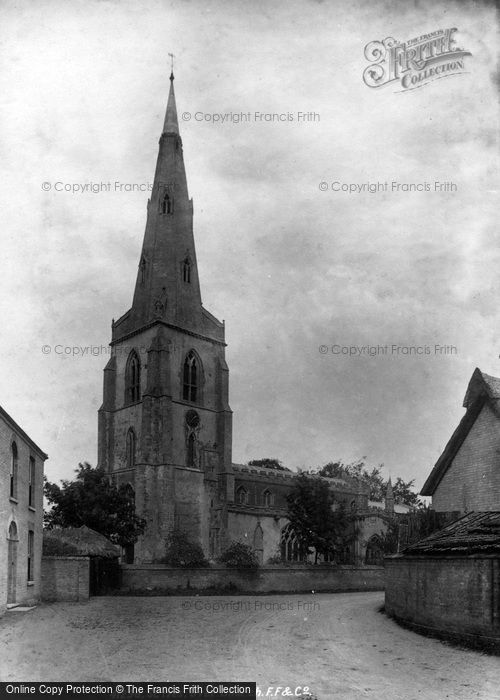 Photo of Over, St Mary's Church 1898