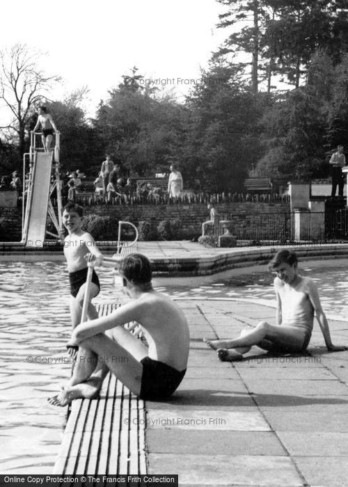 Photo of Overstone, Boys At The Solarium, Overstone Park c.1955
