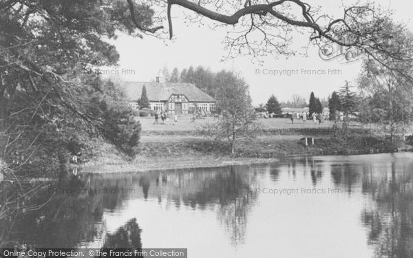 Photo of Overstone, The Lake, Overstone Park c.1955