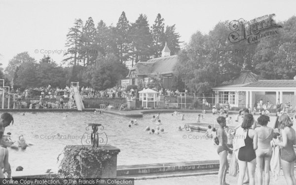 Photo of Overstone, The Swimming Pool c.1955