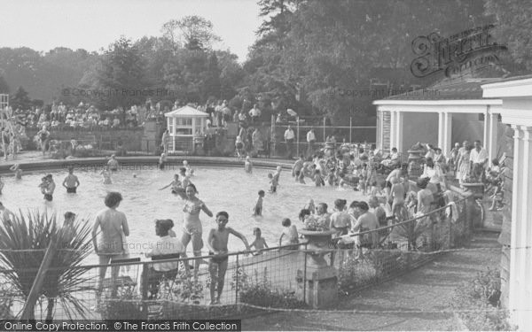 Photo of Overstone, The Swimming Pool c.1955