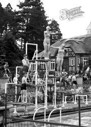 The Swimming Pool, Diving Board c.1955, Overstone