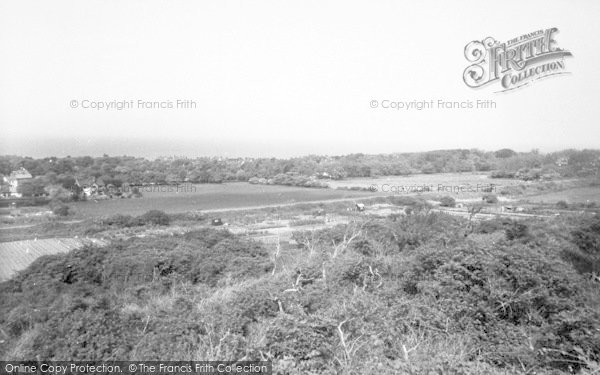 Photo of Overstrand, From Tolls Hill c.1960