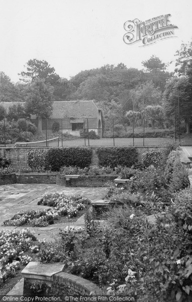 Photo of Overstrand, Sunken Garden And Tennis Courts, The Pleasaunce c.1955