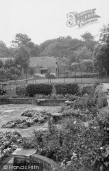 Sunken Garden And Tennis Courts, The Pleasaunce c.1955, Overstrand