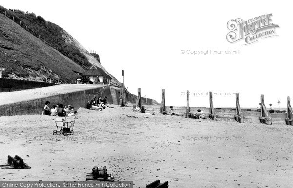 Photo of Overstrand, The Beach And Cliffs c.1955