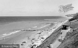 Overstrand, the Beach c1955
