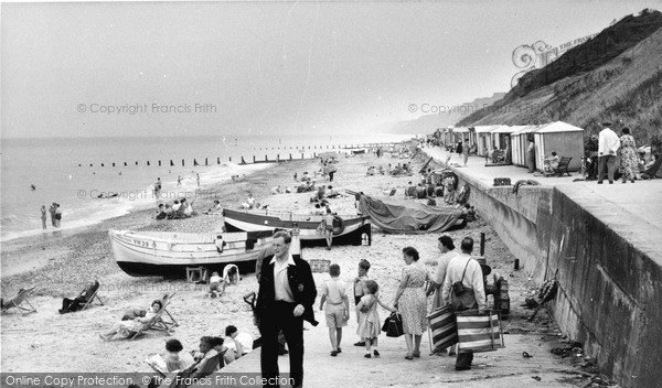 Photo of Overstrand, The Beach c.1960
