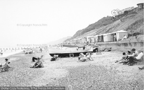 Photo of Overstrand, The Beach c.1960