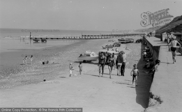 Photo of Overstrand, The Beach c.1960