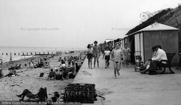 Photo of Overstrand, The Beach c.1965