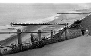 Overstrand, the Beach from the Clifffs c1955