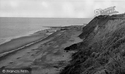 The Beach From The Cliffs c.1955, Overstrand