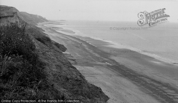 Photo of Overstrand, The Beach From The Cliffs c.1955