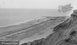 The Beach From The Cliffs c.1955, Overstrand