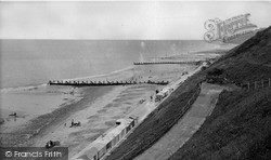 The Beach Looking East c.1955, Overstrand