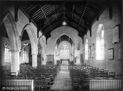 The Church Interior 1921, Overstrand