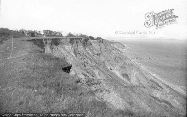 Photo of Overstrand, The Cliffs, Sidestrand 1938