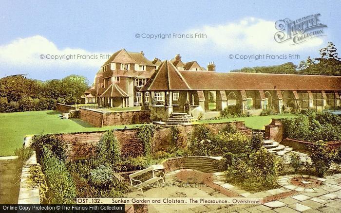 Photo of Overstrand, The Cloisters And The Sunken Garden, The Pleasaunce c.1960