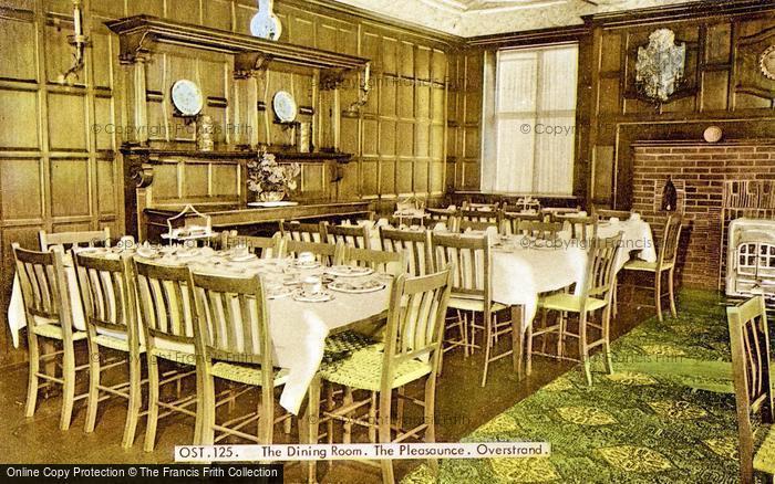 Photo of Overstrand, The Dining Room, The Pleasaunce c.1960
