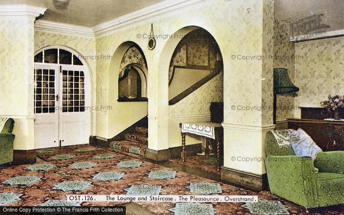 Photo of Overstrand, The Lounge And Staircase, The Pleasaunce c.1960