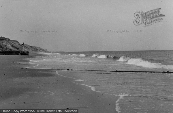 Photo of Overstrand, The Sands c.1955