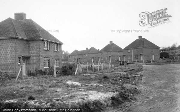 Photo of Overton, Council Houses c.1950