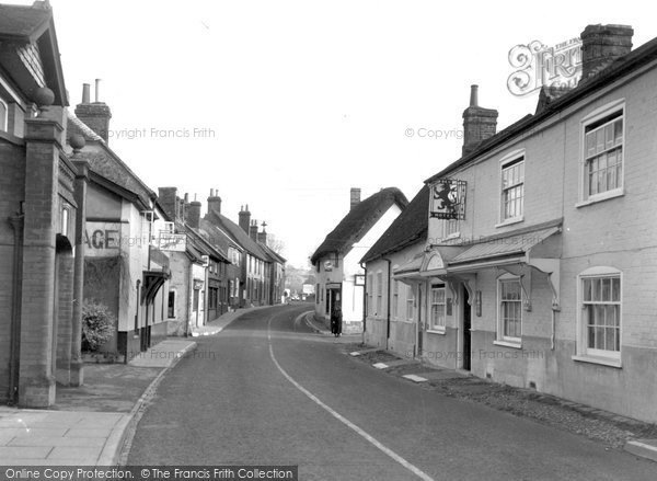 Photo of Overton, High Street And Red Lion Hotel c.1950