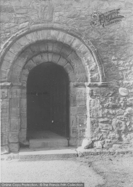 Photo of Overton, St Helen's Church Door c.1960