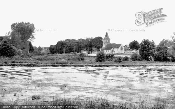 Photo of Overton, St Mary's Church c.1955