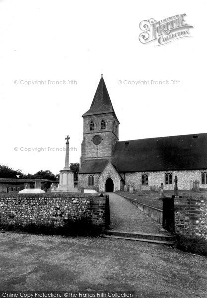 Photo of Overton, St Mary's Church c.1955